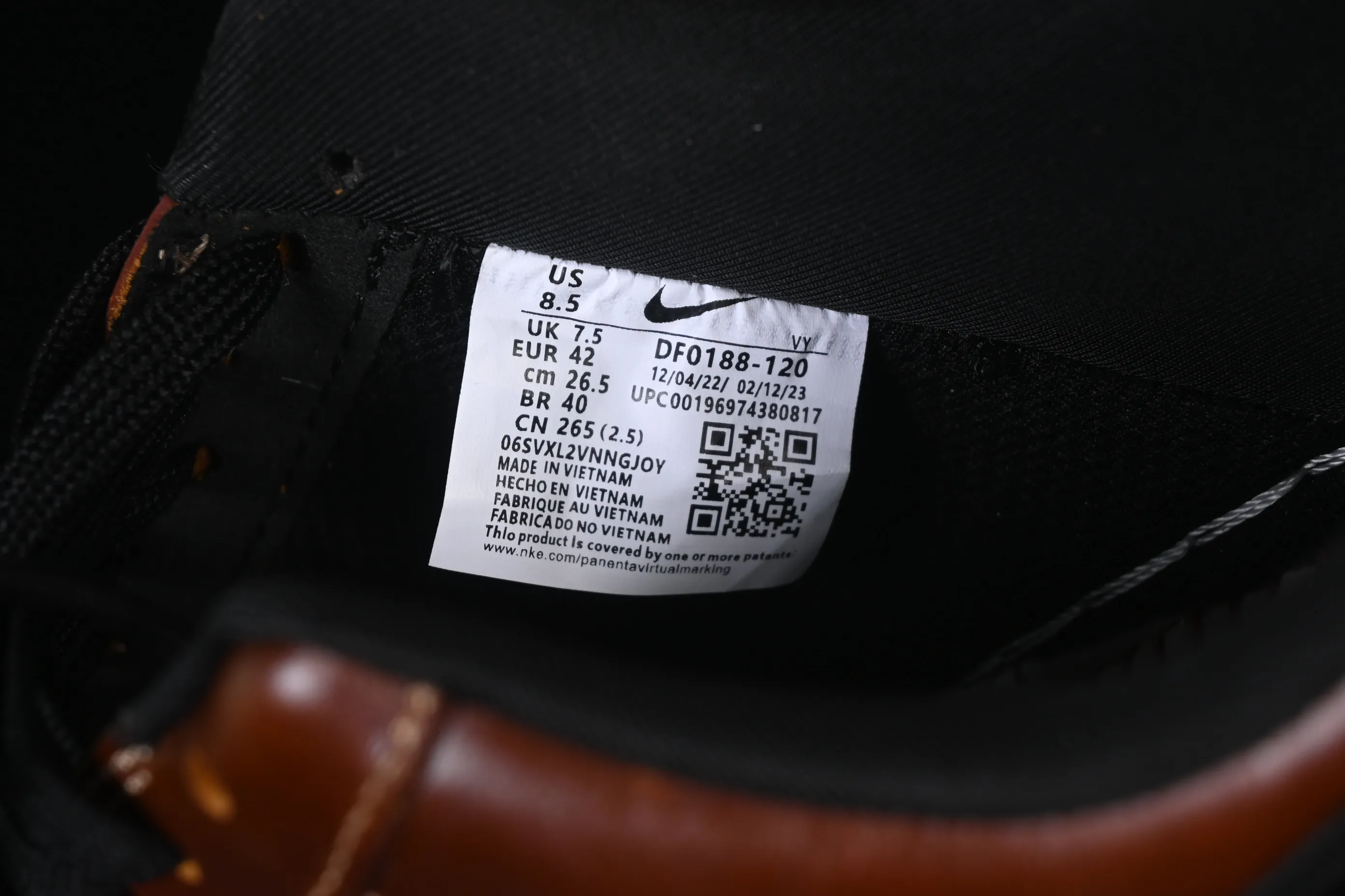 All categories Nk Air Force 1 Air Force series Nk Air Force 1 Low Air Force low-top Nike Air Force 1'07 Low LV joint brown and black bottom Air Force 1 low-top casual sneakers DF0188-120